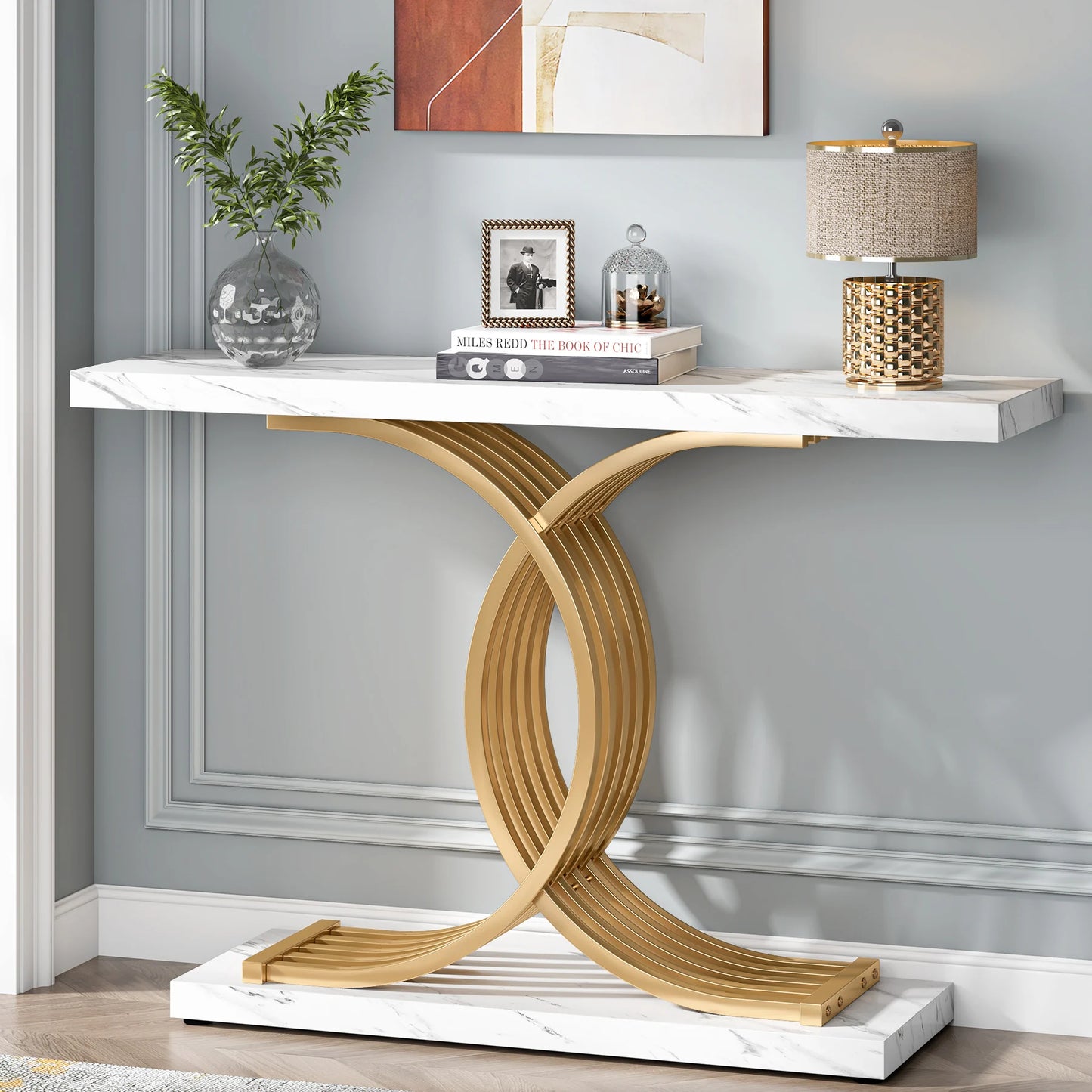 Gold Entryway Table