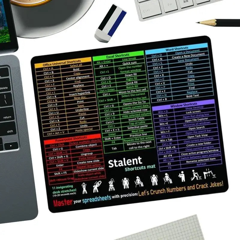 Shortcuts Software Mouse Pad