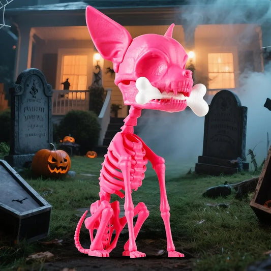 Halloween Indoor/Outdoor Skeleton Dog Decoration