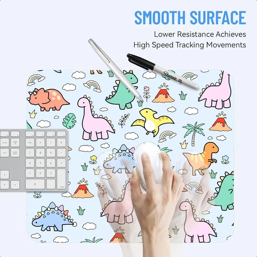 Cute Computer Blue Kawaii Mousepad