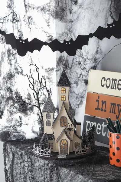 Battery Powered Lighted Haunted House