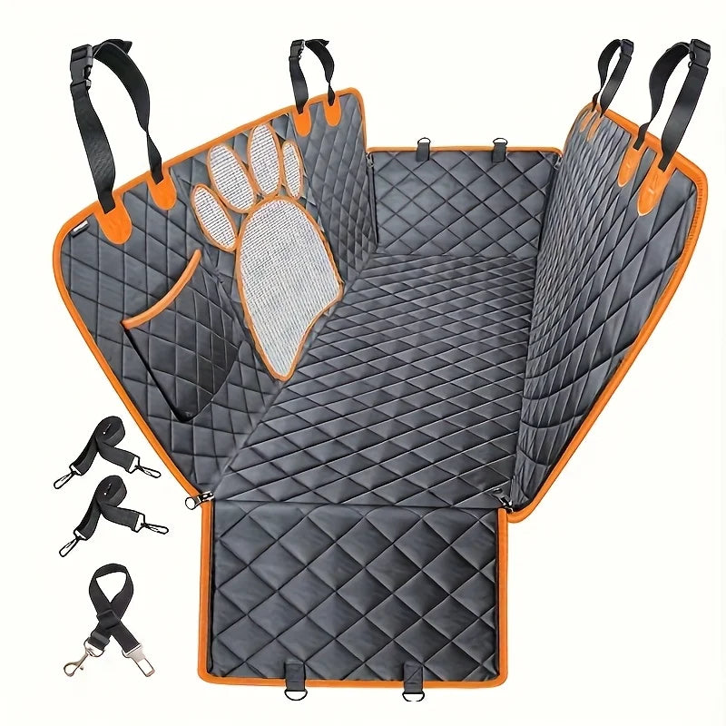 Durable Soft Pet Rear Seat Cover for Cars
