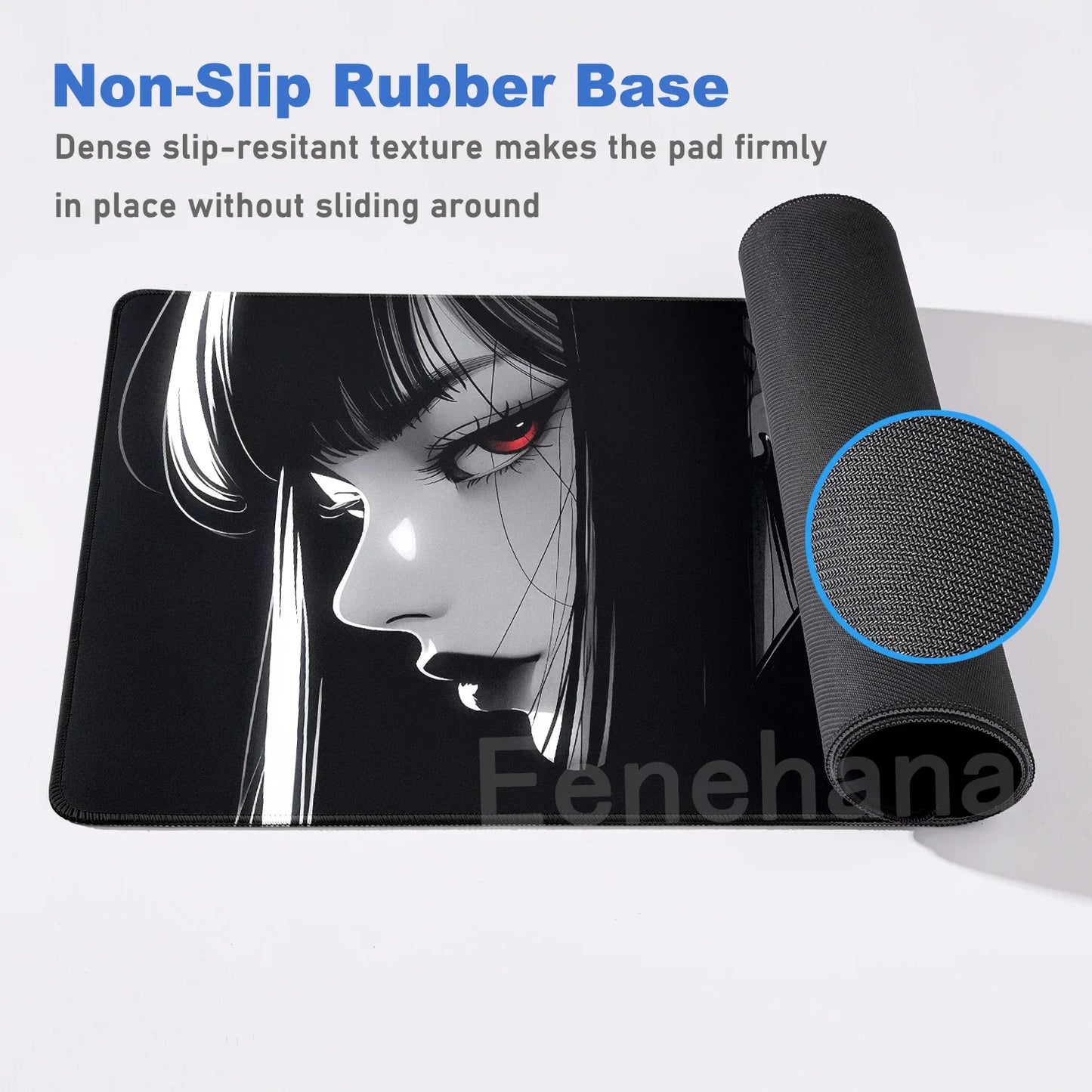 Devil Mask Rubber Mousepad