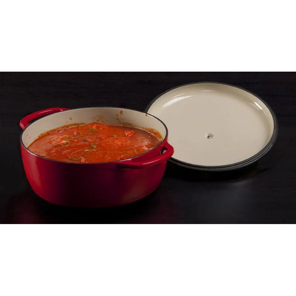 3 Quart Cast Iron Enameled Dutch Oven