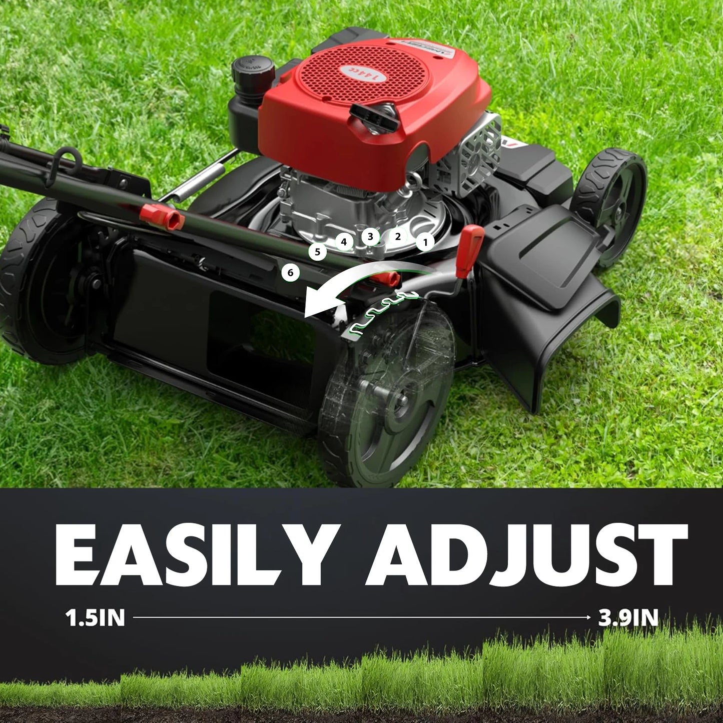 PowerSmart 21 in. Gas Push Lawnmower