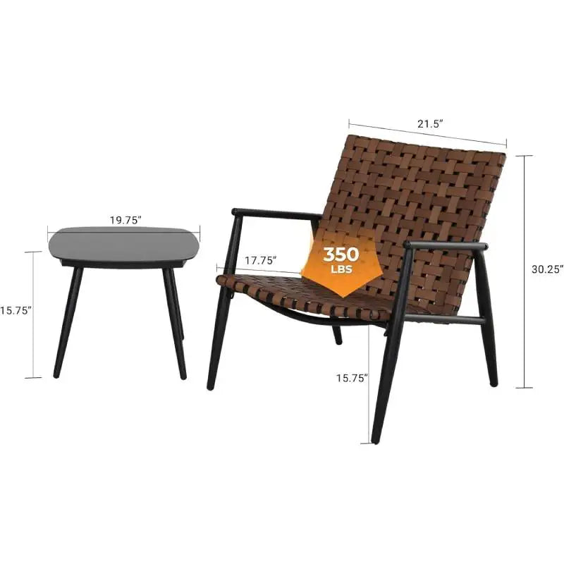 4 Pieces Outdoor Furniture Set