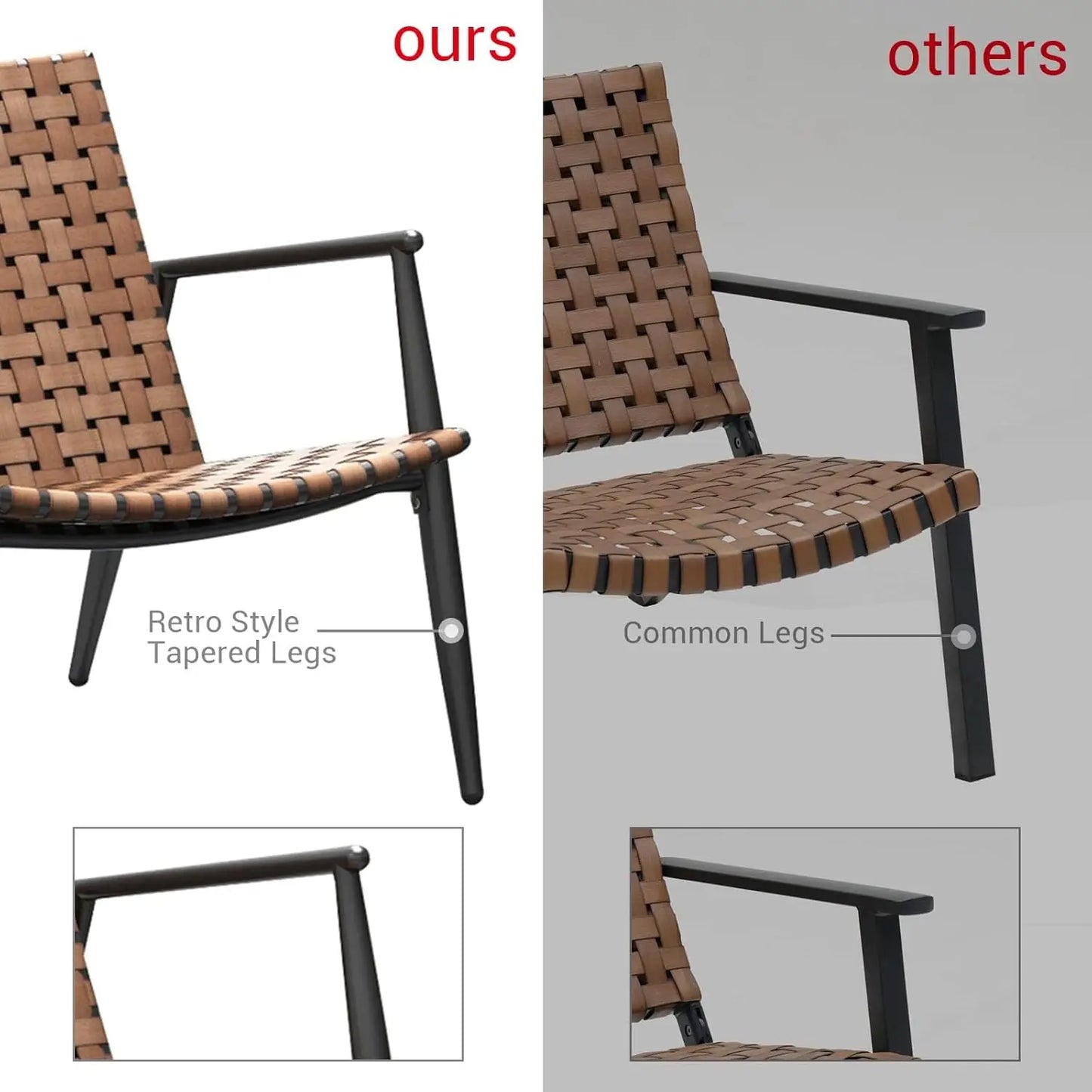 4 Pieces Outdoor Furniture Set