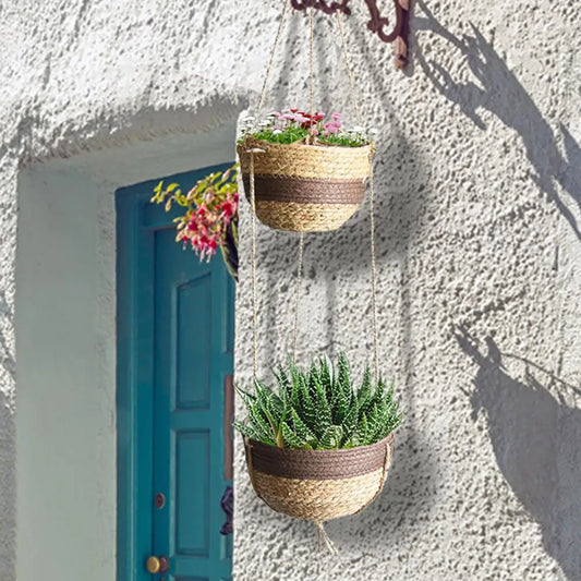 2 Tier Hanging Decorative Planter Basket