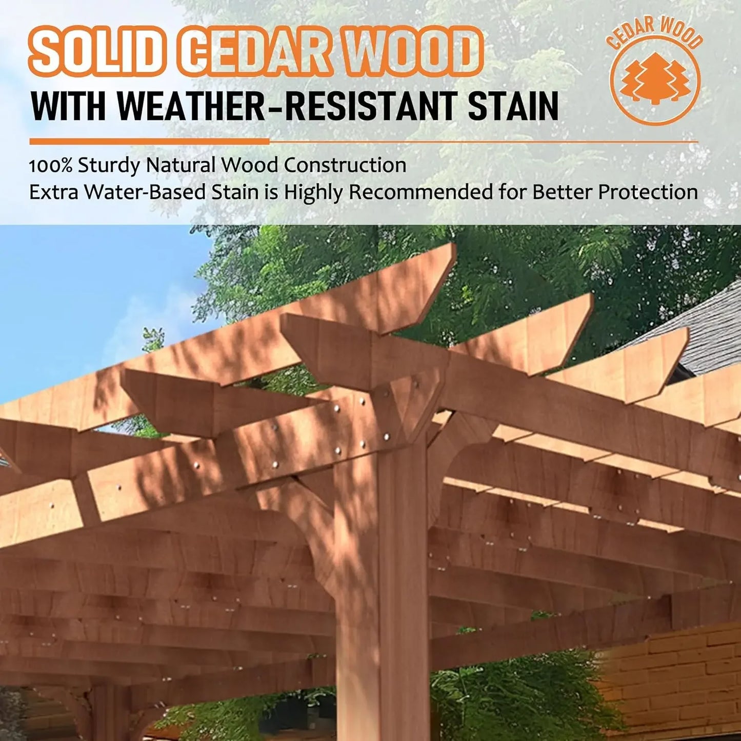 12 x16 FT Wooden Gazebo Patio, Deck
