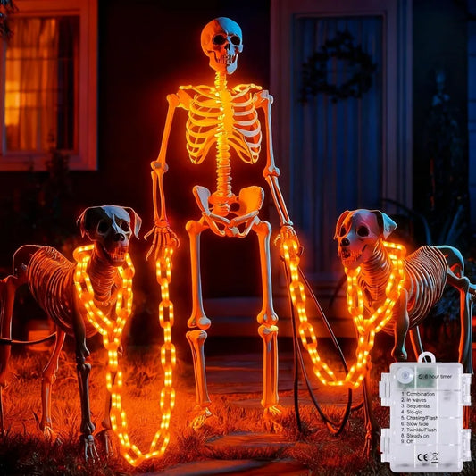 10 FT 160 LED Waterproof Halloween Chain String Lights