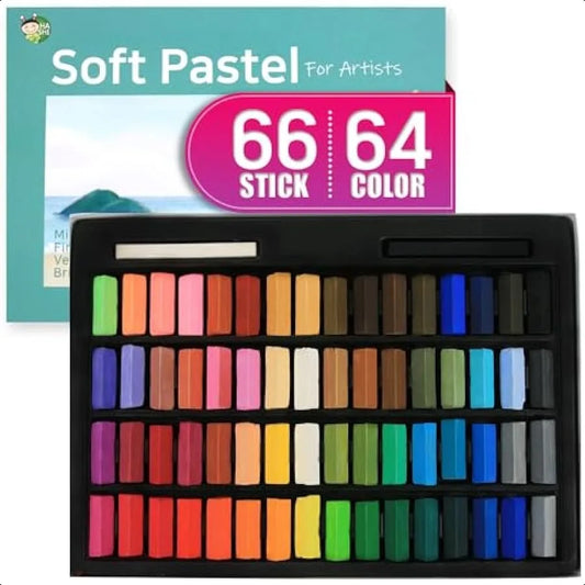 64 Soft Chalk Pastels colors