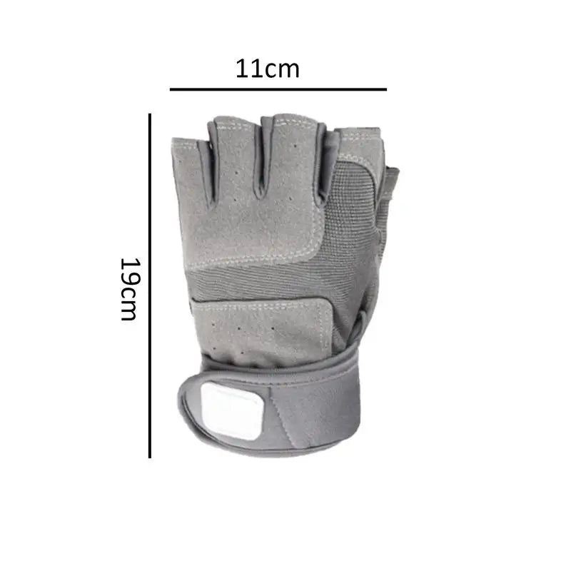Fingerless Anti Slip Work Gloves