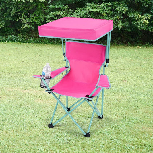 Kids Portable Outdoor Chair with Canopy