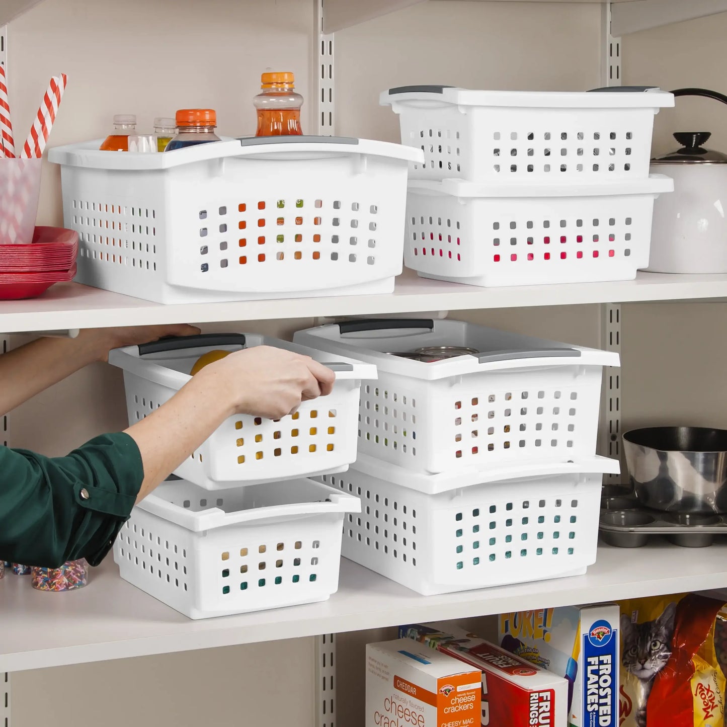 Large Stacking Laundry Basket