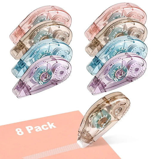 8-pack double-sided glue tape for scrapbooking