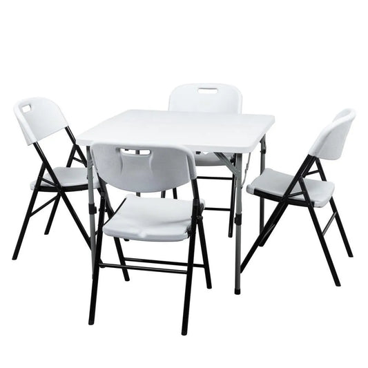 Contoured Folding Table & Chairs Set