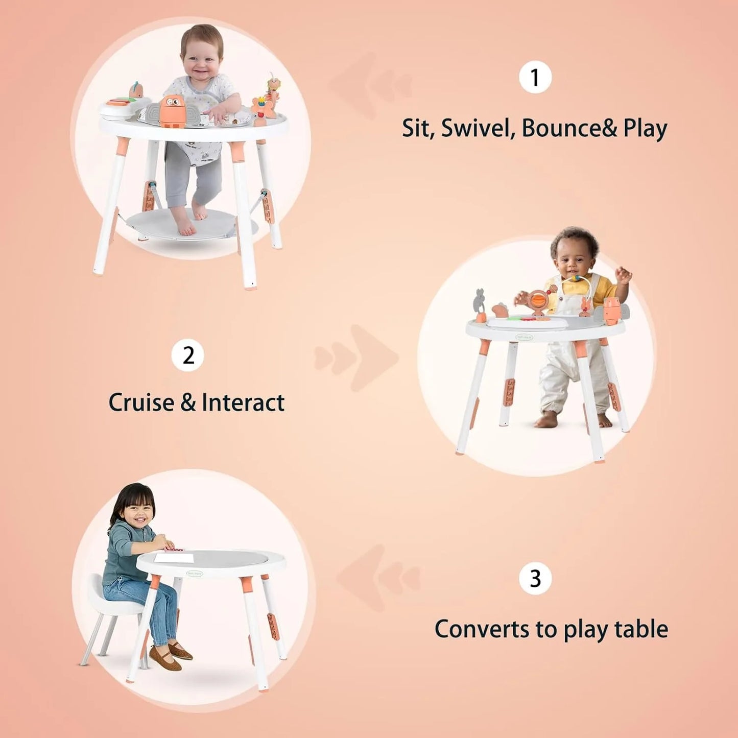 3-in-1 Baby activity center