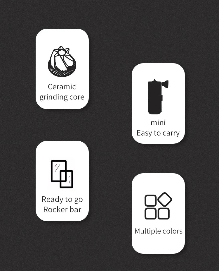 Portable Manual Coffee Bean Grinder