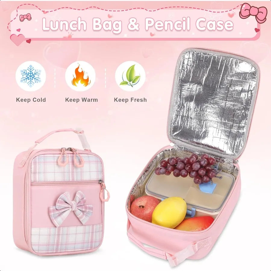 3PCS Cute Backpack for Girls
