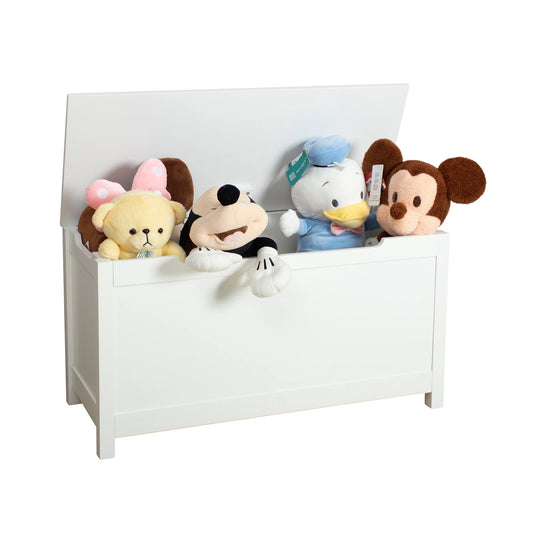 Wooden Toy Box /with Safety Hinged Lid