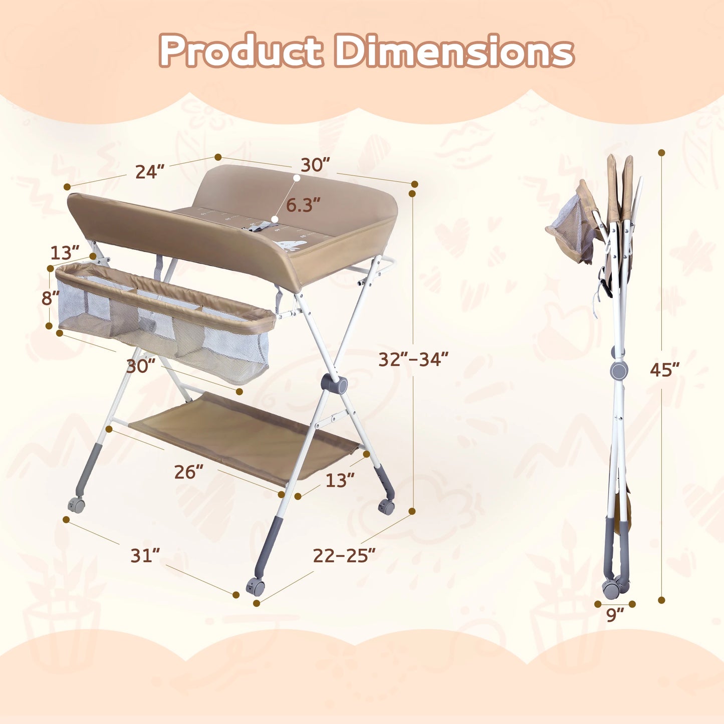 Portable Baby Changing Table