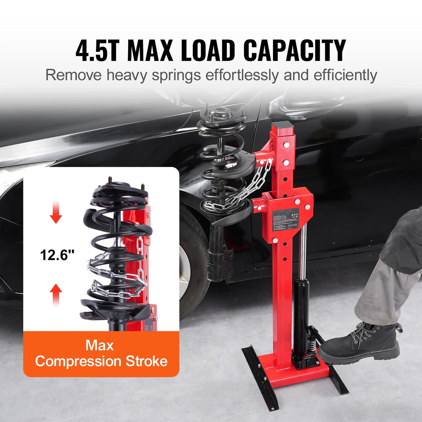 4.5 Ton Strut Spring Hydraulic Jack
