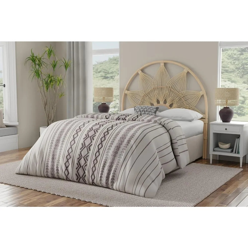 Sunflower Rattan Twin Headboard