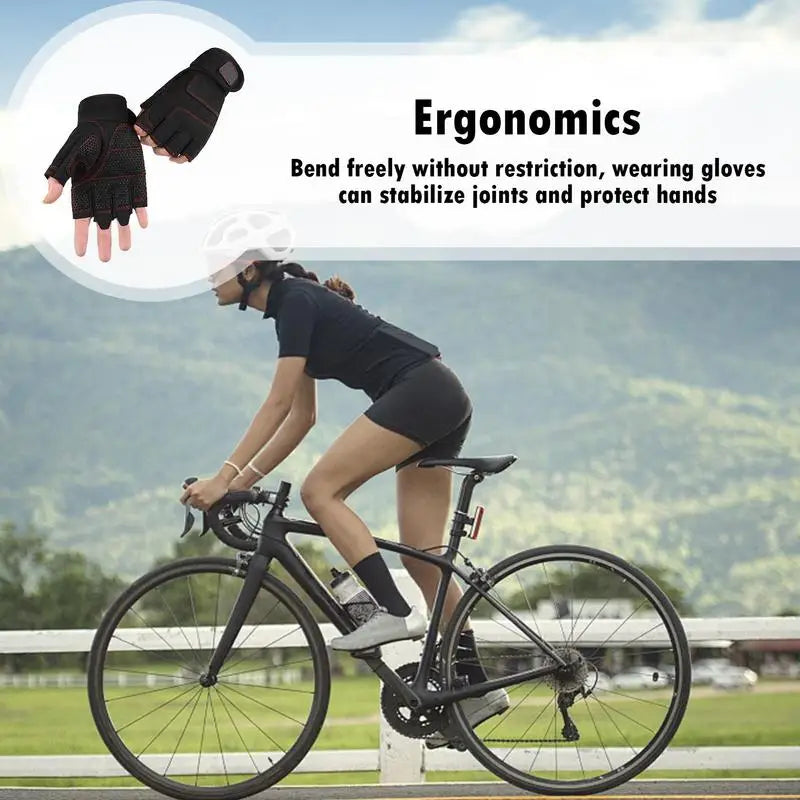 Fingerless Anti Slip Work Gloves