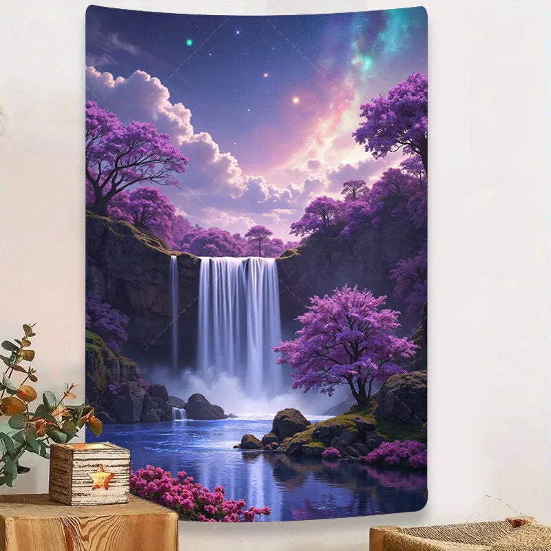 1pc "Mystic Waterfall Tapestry Wall Art"