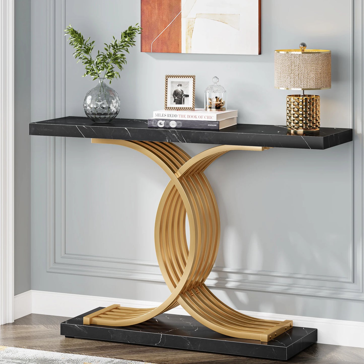 Gold Entryway Table