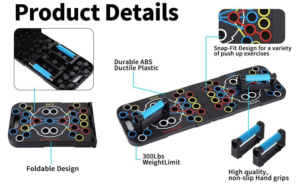 Push Up Multifunctional Exercise Training Board Fitness