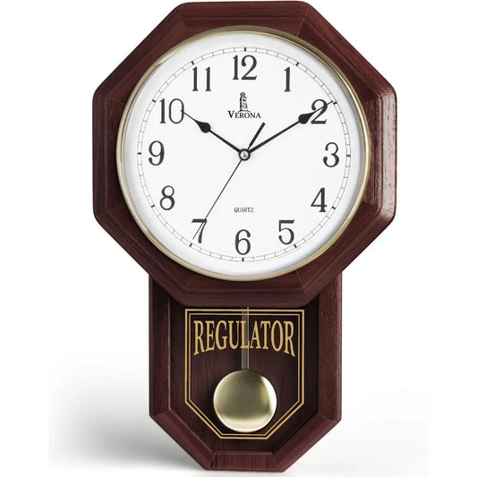 Pendulum Wall Clock -Battery Operated