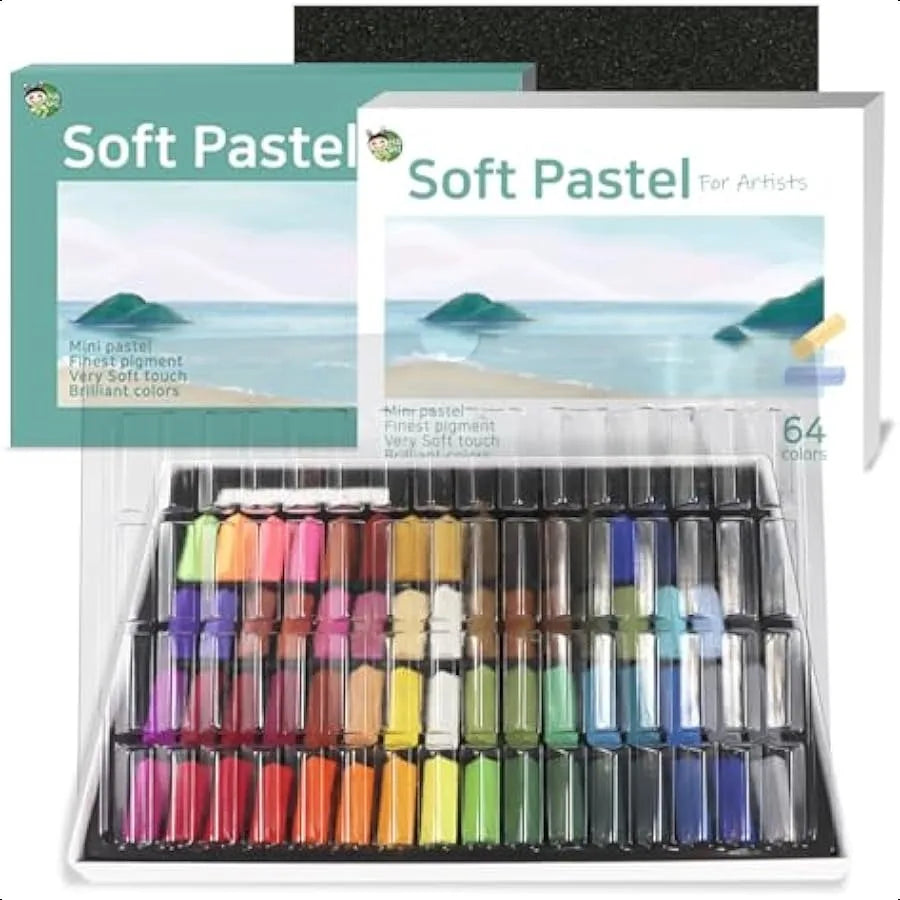 64 Soft Chalk Pastels colors