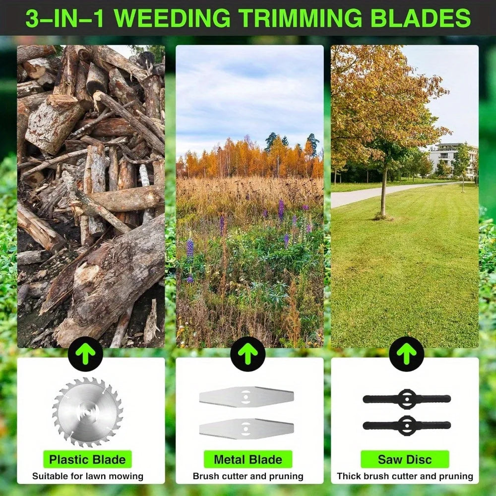 24V Electric Weed Wacker / Lightweight Lawn Trimmer