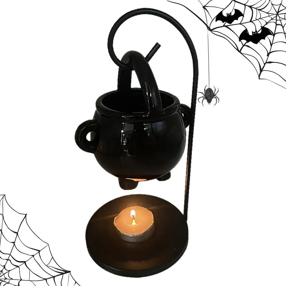 Hanging Cauldron Wax Burner Tealight Candle Holder