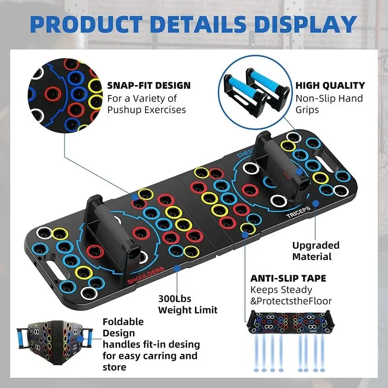 Push Up Multifunctional Exercise Training Board Fitness