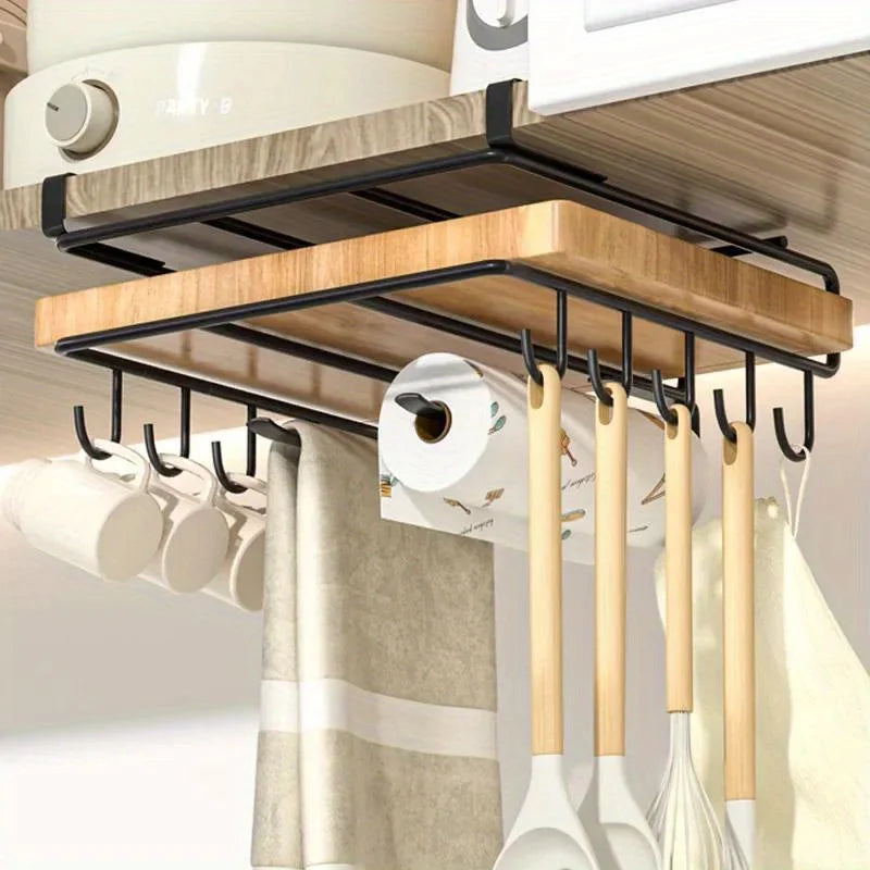 Under Kitchen Cabinet Hanging Rack