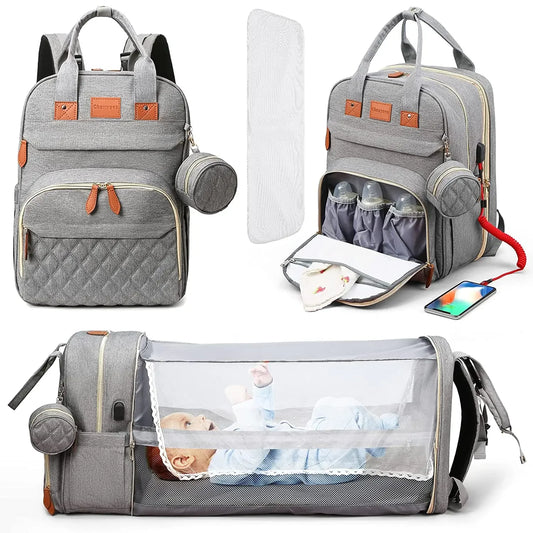 3 In 1 Diaper Bag Backpack / Travel Bag
