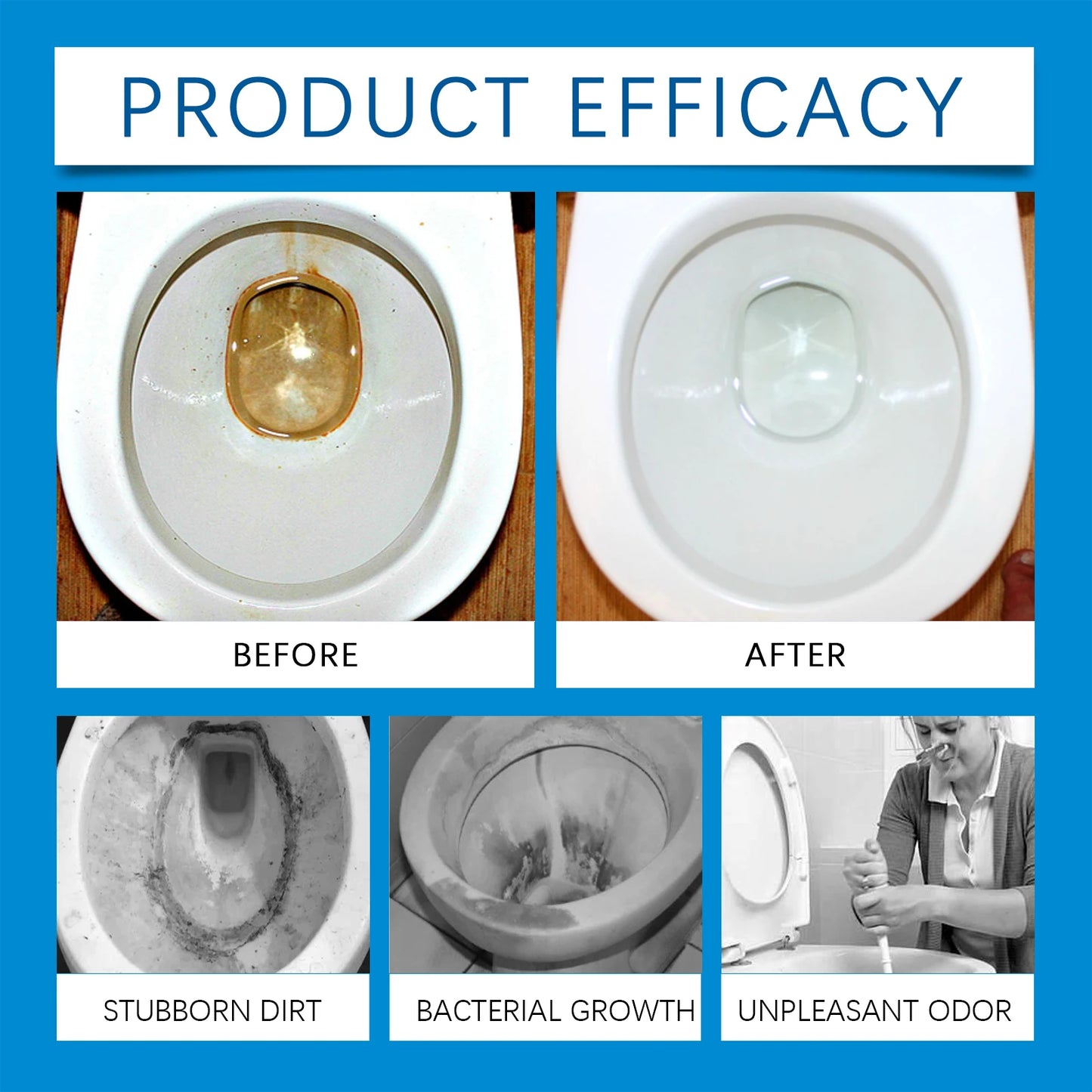 Foam Toilet Bowl Cleaning Powder