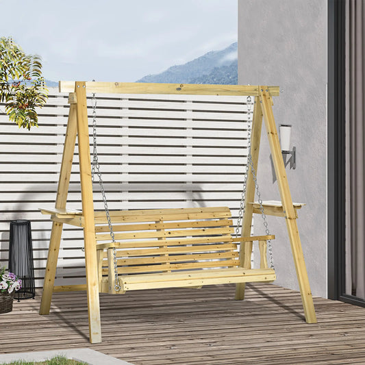 2-Seat Patio Swing Chair