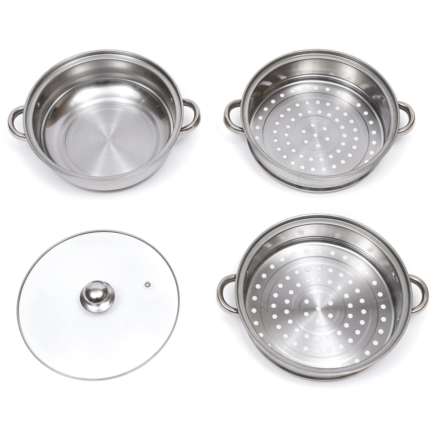 3 Tier Multi-Function Vegetable Steamer Pots