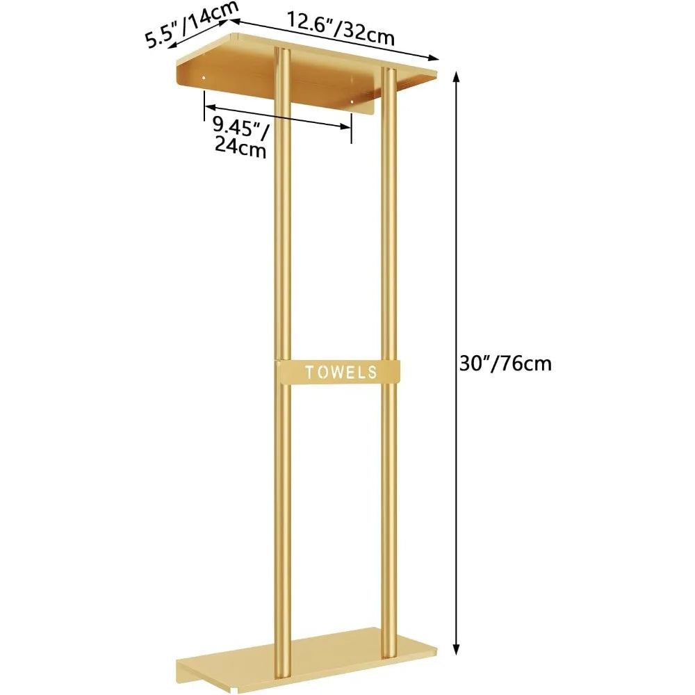 30-inch Wall Mounted   Towel Rack for Rolled Towels