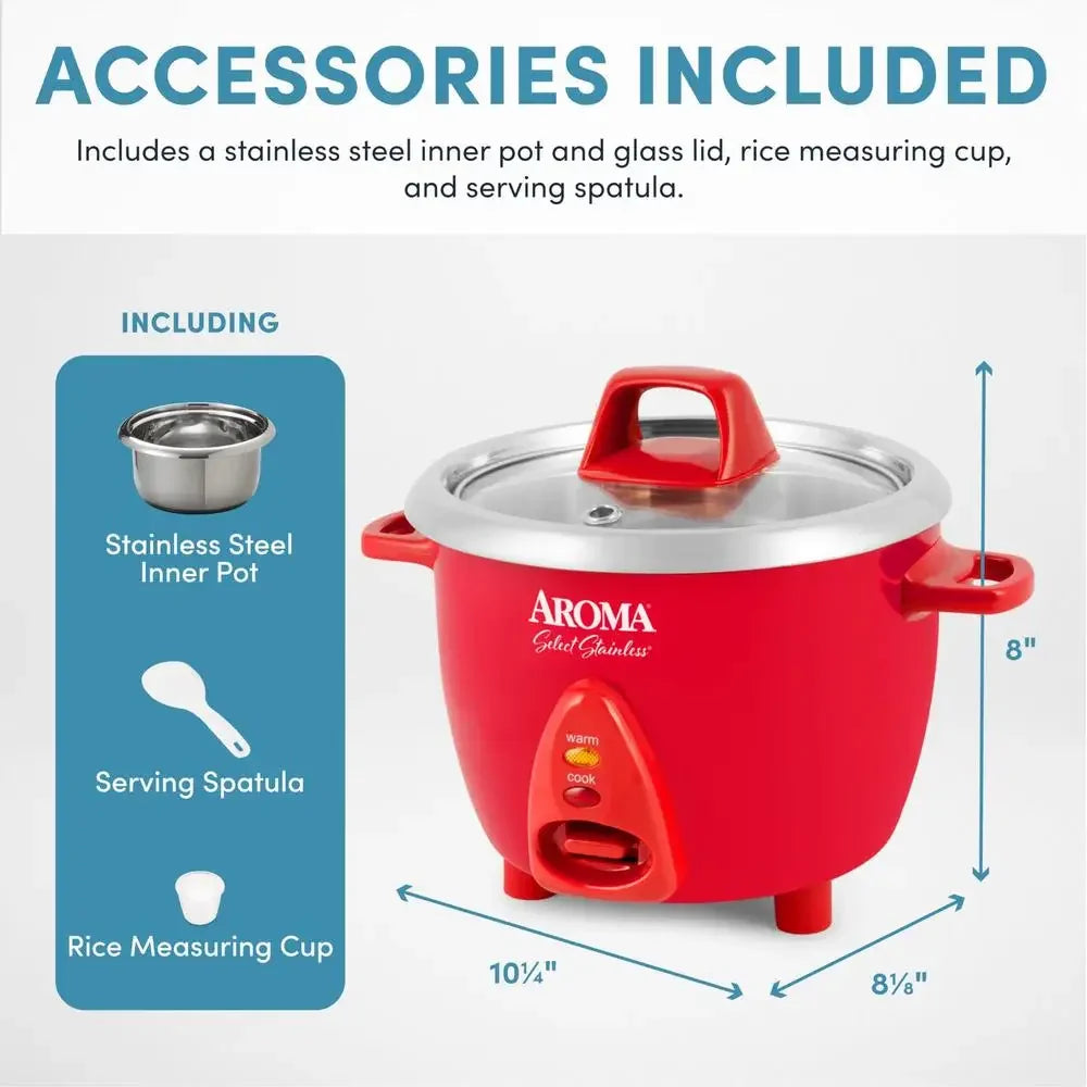 6 Cup Stainless Steel Automatic Rice Cooker