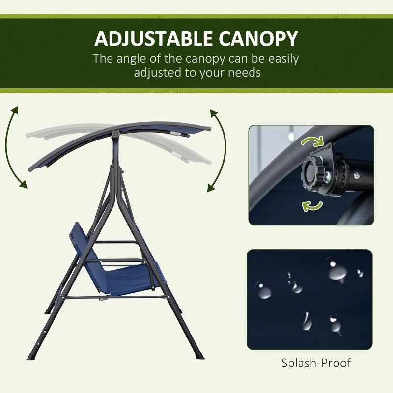 3-Person Patio Porch Swing