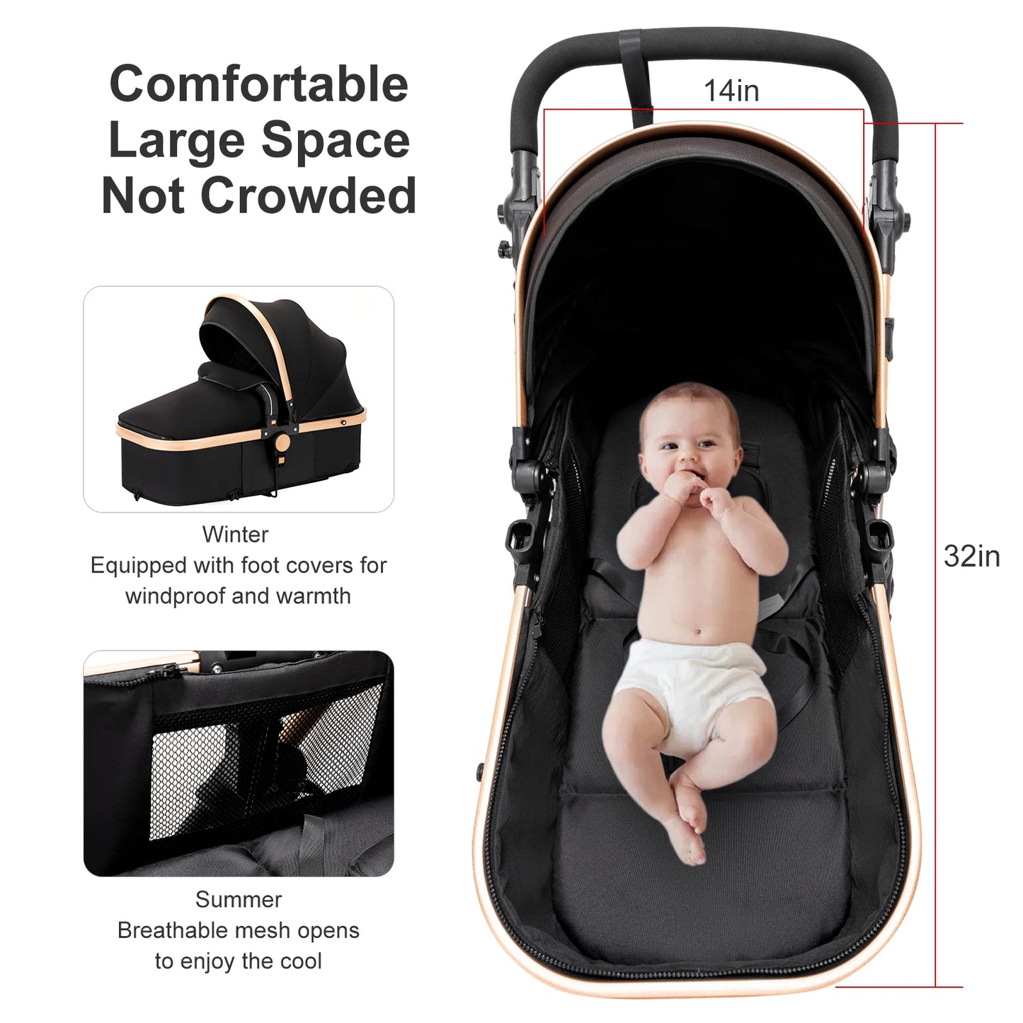 High quality newborn   Baby Stroller