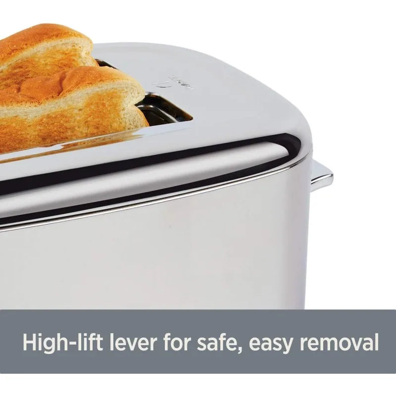Stainless Steel Toaster 2 slice LED display