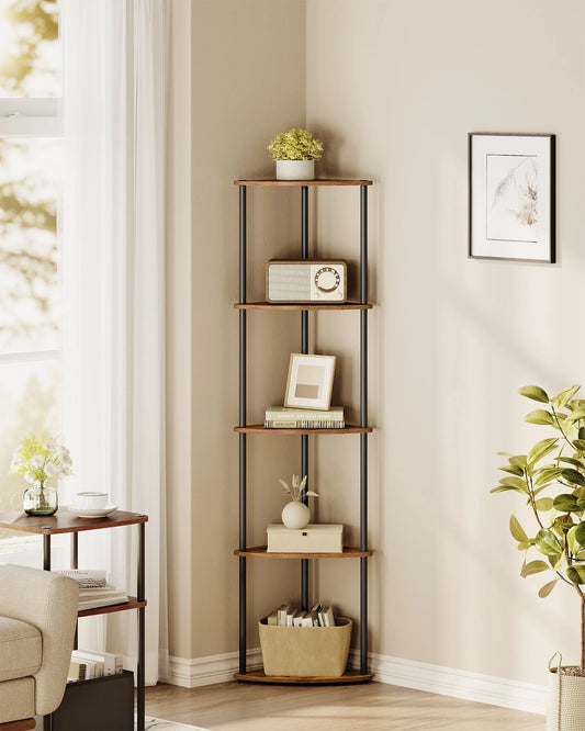 5-Tier Corner Standing Shelf