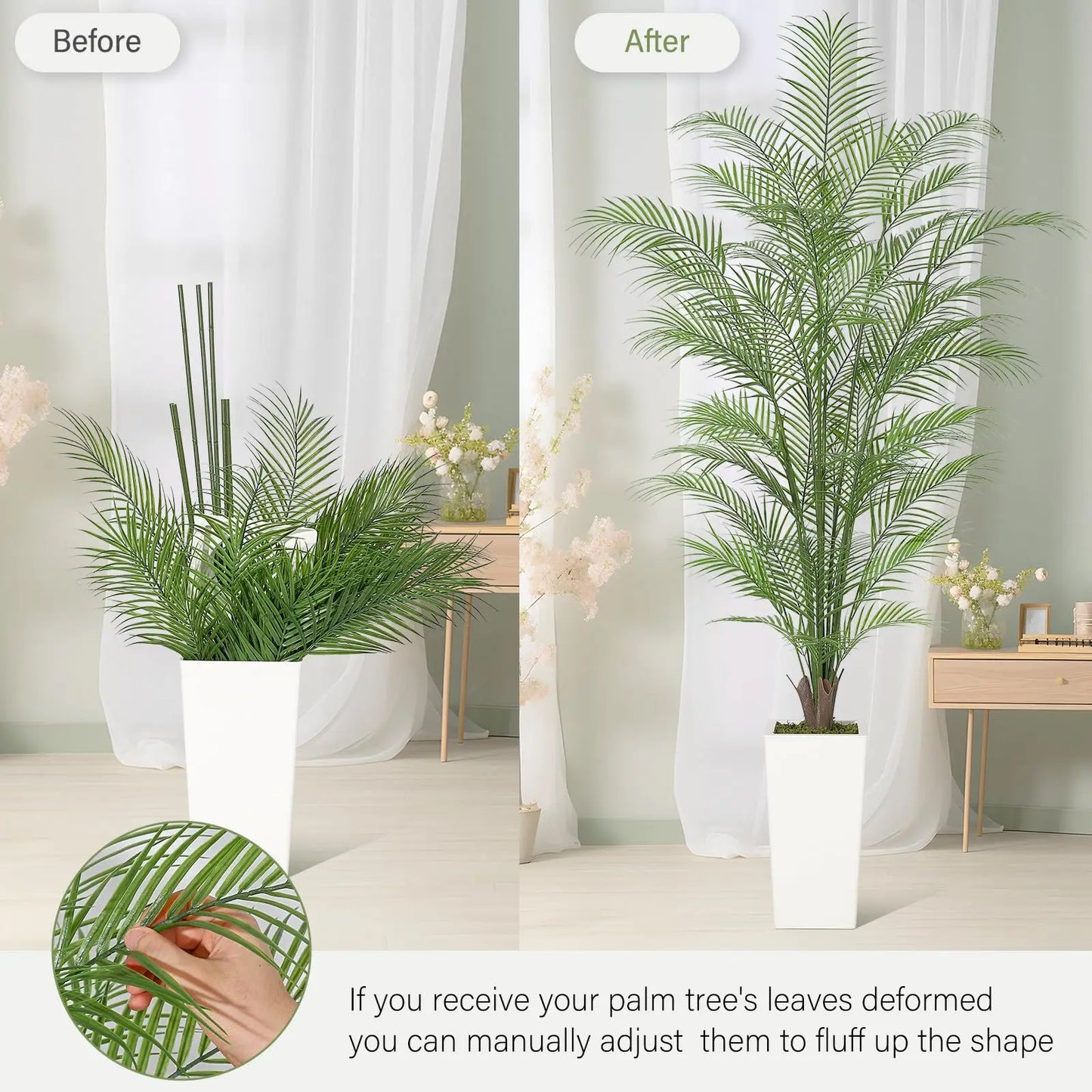 4/5/6FT Artificial Palm Tree