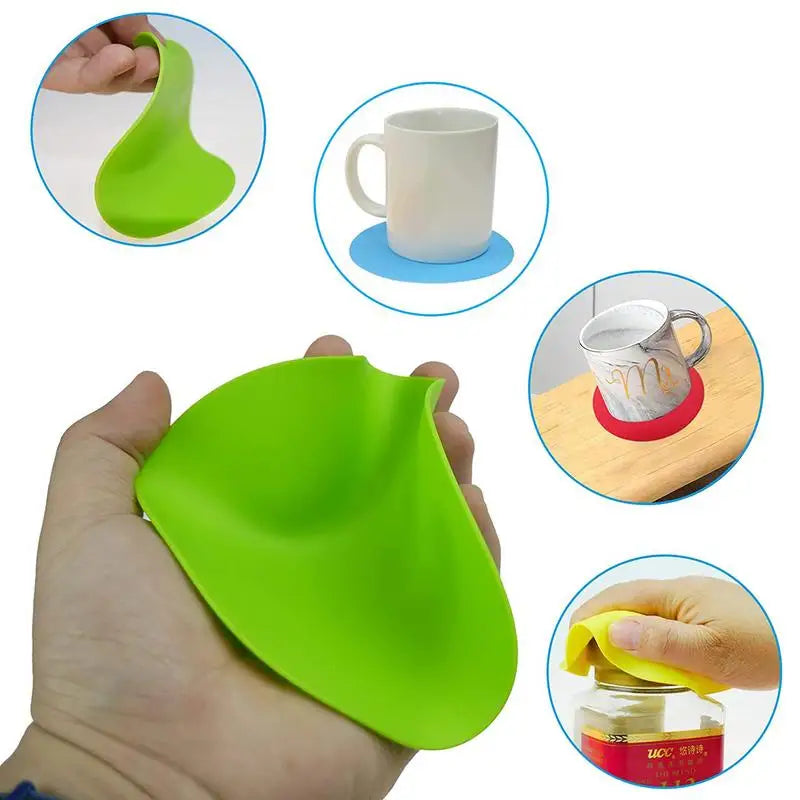 Silicone Bottle Opener and Jar Gripper