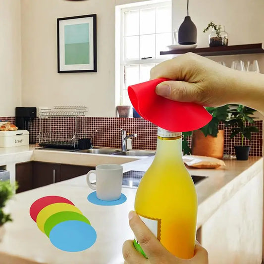 Silicone Bottle Opener and Jar Gripper